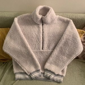 American Eagle Sherpa pullover